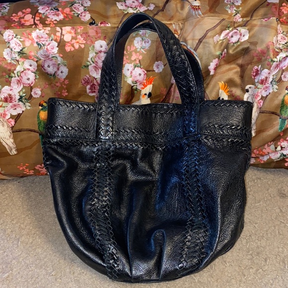 💎RARE💎Genuine Leather JESSICA SIMPSON Duffle Satchel - Picture 2 of 8